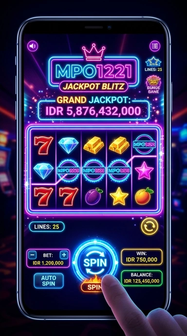 Tampilan aplikasi mpo1221 yang menarik dan user-friendly.